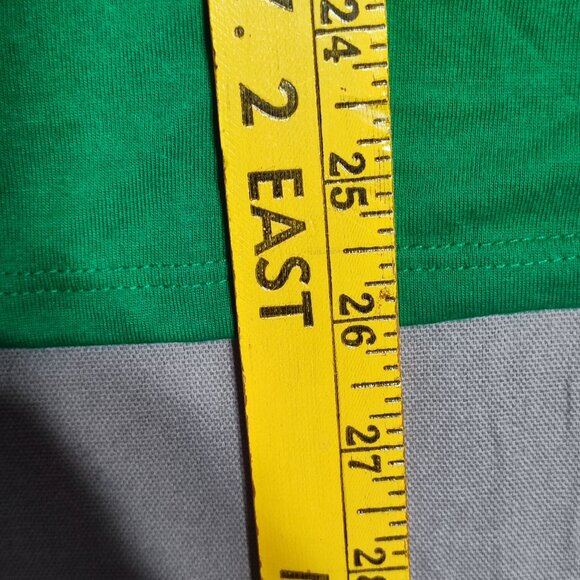 Modern Lux Irish T-shirt women's size M green with gold reversible sequence - Picture 8 of 8